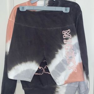 READ INFO! Mickey Mouse Sweatshirt & Bicycle Shorts SET